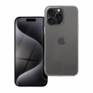 Skaidrus dėklas 2 mm dėžutėje IPHONE 15 Pro Max skaidrus