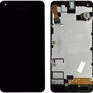 LCD ekranas Microsoft (Nokia) Lumia 550 su jutikliniu ekranu ir rėmeliu juodas originalus (naudotas, B klasė)