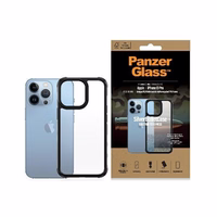 PanzerGlass ClearCase iPhone 13 Pro 6.1" juodas Antibacterial Military grade SilverBullet 0324