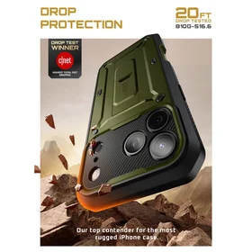 Supcase UB Pro dėklas telefonui iPhone 17 Pro - žalias