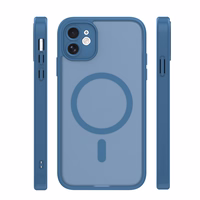 Mag Matt dėklas iPhone 11 tamsiai mėlynas