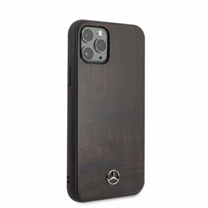 Mercedes Wood Line Rosewood чехол для iPhone 11 Pro Max - коричневый