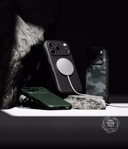Ringke Onyx MagSafe dėklas iPhone 18 Pro / 17 Pro, juodas