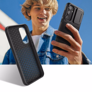 Tech-Protect Velar Cam+ dėklas telefonui Samsung Galaxy A55 5G - juodas