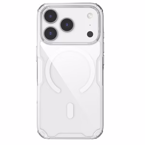 "Nillkin Nature TPU Pro MagSafe" dėklas, suderinamas su "iPhone 17 Pro" - baltas