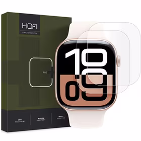 HIDROGELINĖ PLĖVELĖ HOFI HYDROFLEX PRO+ 2-PACK APPLE WATCH 10 (42 MM) SKAIDRUS