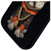 Nimmy Akiniai Kietas šuo dėklas telefonui iPhone 16 Pro - juodas