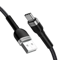 Wozinsky WNBAC1 USB-A / USB-C kabelis 2.4A 1m - juodas