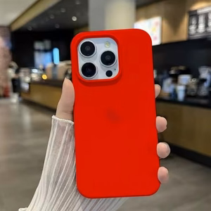Чехол "Silicone Plastic Pack" для Apple iPhone 12 Pro Max красный (в упаковке)