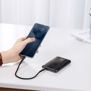 Išorinė baterija Forcell F-Energy Energo P10K2 QC3.0 PD 3A 22,5W 10000 mAh juoda