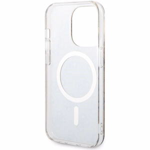Guess GUHMP14LH4STW iPhone 14 Pro 6.1" rudas/rudas kietas dėklas 4G MagSafe