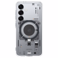 Spigen Ultra Hybrid Magnetinis dėklas telefonui Samsung Galaxy S25 Neo One - skaidrus