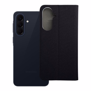 SENSITIVE Knygos dėklas SAMSUNG A57 5G, juodos spalvos