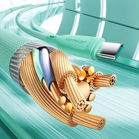 USB Laidas Joyroom "SA34-AC6" žalias "Type-C" 100cm (iki 100W)