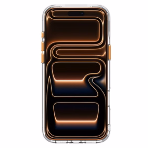 Spigen Ultra Hybrid Optik S MagSafe dėklas iPhone 18 Pro / 17 Pro, skaidrus oranžinis