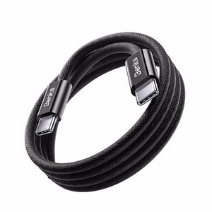 Benks Cable D46 braided - Type C to Lightning - PD 27W 3A 2 metres black