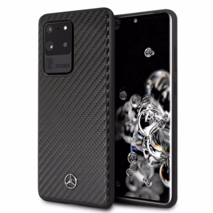 Mercedes Dinaminis dėklas Samsung Galaxy S20 Ultra - juodas