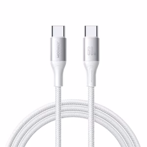 USB kabelis Joyroom S-A28 USB-C to USB-C 60W 1.0m baltas