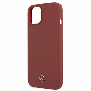 Mercedes Silicone Line чехол iPhone 13 - Красный