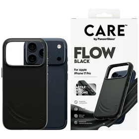 CARE by PanzerGlass Funkcinis FLOW Magnetinis dėklas telefonui iPhone 17 Pro - Juodas