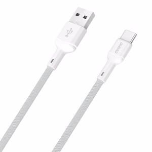 Dudao L9T 5A USB-A - USB-C кабель 1m - белый