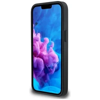 Karl Lagerfeld Monogram Choupette Head Pin dėklas telefonui iPhone 16e - juodas