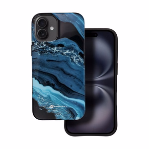 FORCELL F-PROTECT Mirage, karinio kritimo testuotas dėklas telefonui suderinamas su MagSafe IPHONE 16 PLUS gili jūra