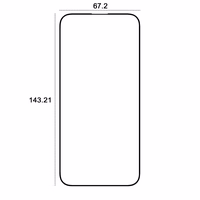 "Etteri" grūdintas stiklas 9D, skirtas "iPhone 15 Pro" 6,1"