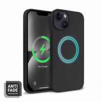 Crong Color Cover Magnetic - iPhone 14 / iPhone 13 MagSafe dėklas (juodas)