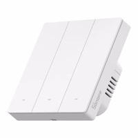 SONOFF M5-3C-86W WiFi Matter išmanusis sieninis jungiklis (3 kanalai)