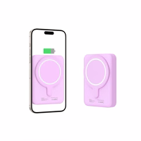 Tech-Protect LifeMag MagSafe PB11 10000mAh Išorinė baterija (f) - rožinė