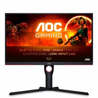 AOC G3 25G3ZM/BK kompiuterio monitorius 62,2 cm (24.5") 1920 x 1080 pikseliai „Full HD“ Juoda, Raudona