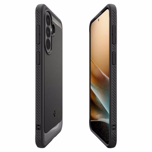 Spigen Rugged Armor dėklas Galaxy A37 5G matinis juodas