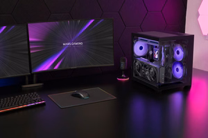 Mars Gaming MCVIEW3 kompiuterio korpusas „Mini Tower“ Juoda