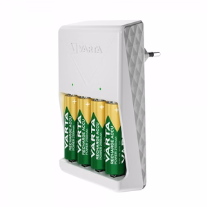 VARTA KIŠTUKINIS ĮKROVIKLIS 57657 + 4 x įkraunama baterija R6 (AA) 2100mAh