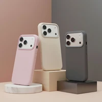 Dėklas telefonui iPhone 17 PRO MAX Forcell F-Protect Frame Premium suderinamas su Magsafe pilkas