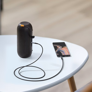 Audio adapteris Joyroom (SY-A08) 3,5mm į 3,5mm (p-p) 1,2m juodas