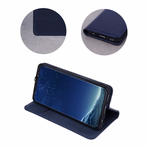 Genuine Leather Išmanusis Pro for iPhone 17 6,3" tamsiai mėlynas