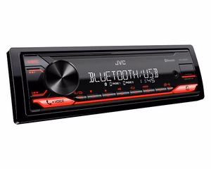 AUTOMOBILINIS RADIJAS JVC KDX-282BT RAUDONAS
