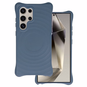 Tel Protect Wave Magnetinis dėklas telefonui Samsung Galaxy S23 Ultra mėlyna