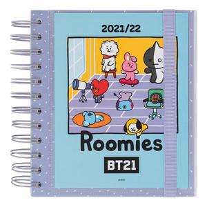 BT21 2021/2022 mokslo metų kalendorius, mėlynas