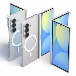 Spigen AirSkin Zero MagFit dėklas, skirtas Samsung Galaxy Z Fold8 Ultra – skaidrus ir baltas