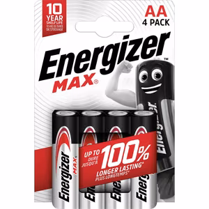Energizer Max 437642 baterija AA LR6 4 pakuotės Eco