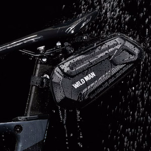 WILDMAN дорожная сумка под седло велосипеда на молнии, 1,2L, XT7, черная