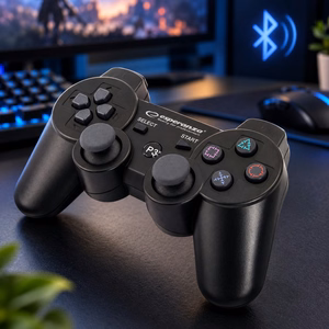Esperanza EGG109K žaidimų valdiklis juodas Bluetooth Joystick analoginis Playstation 3