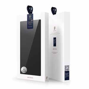 Dux Ducis Skin Pro Dėklas telefonui Samsung Galaxy A14 4G / 5G su atverčiamu kortelių dėklu ir stovu Juodas