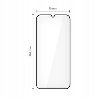 Tech-Protect Glass Fit+ 2-rinkinys grūdintas stiklas Xiaomi Poco M7 - Juodas