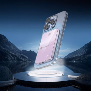 Išorinė baterija suderinama su MagSafe Forcell F-Energy SuperSlim F5K8 QC4.0 PD3.0 15W 5000 mAh violetinė
