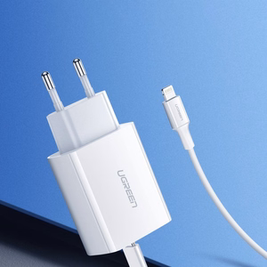 Ugreen USB įkroviklis Power Delivery 3.0 Quick Charge 4.0+ 20W 3A baltas (60450)