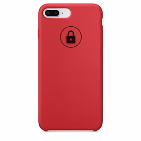 Dėklas "Silicone Case" skirtas iPhone 7 Plus (8 Plus) / Red Product / su įpakavimu